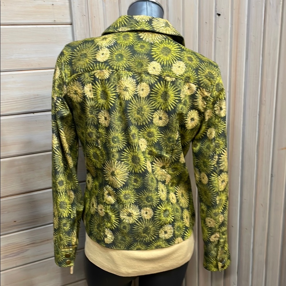 🌹Floral Green Jacket - Picture 3 of 5